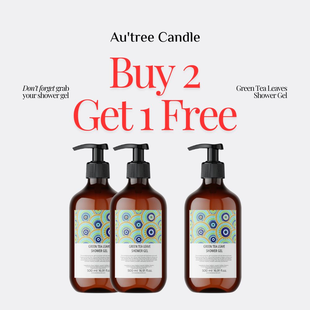 Buy 2 Get 1 Free - Green Tea Leaves Shower Gel