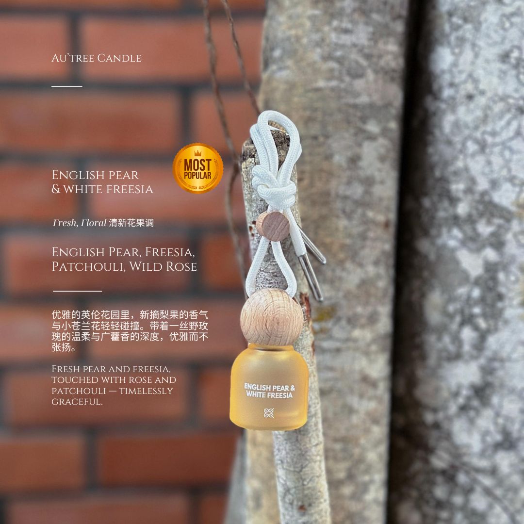 English Pear & White Freesia Car Perfume