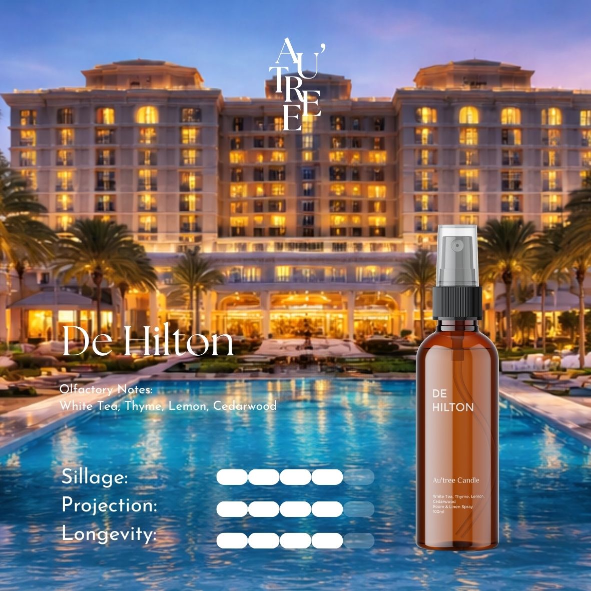 De Hilton Room and Linen Spray