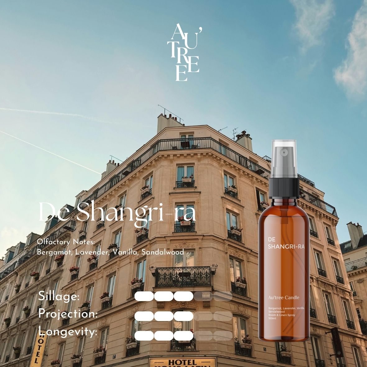 De Shangri-ra Room and Linen Spray