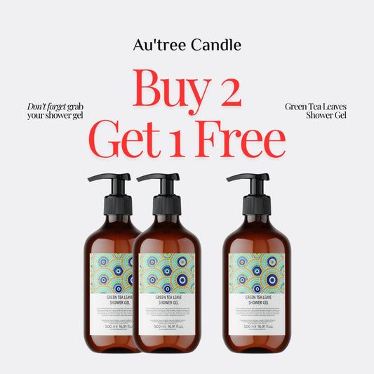 Buy 2 Get 1 Free - Green Tea Leaves Shower Gel