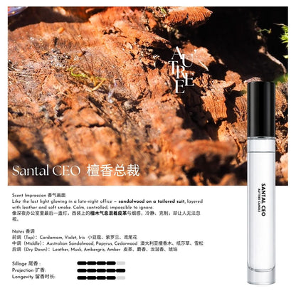 Santal CEO Travel Perfume