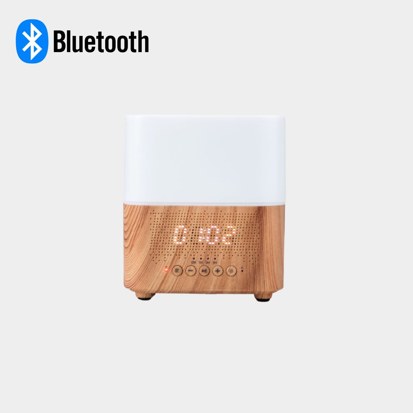 Bluetooth Clock Aroma Diffuser (300ml)