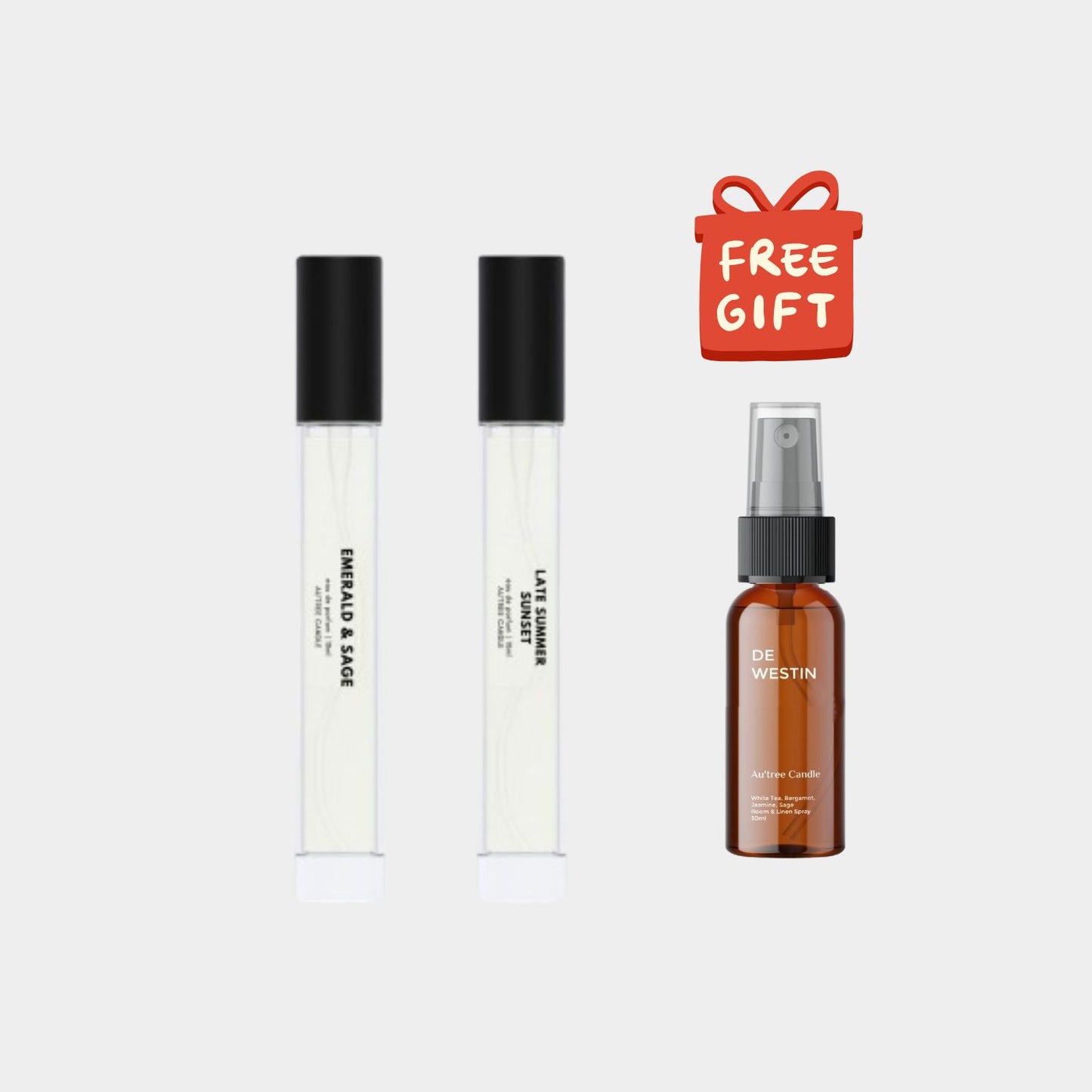 Duo Travel Perfume with Free Mini Room & Linen Spray