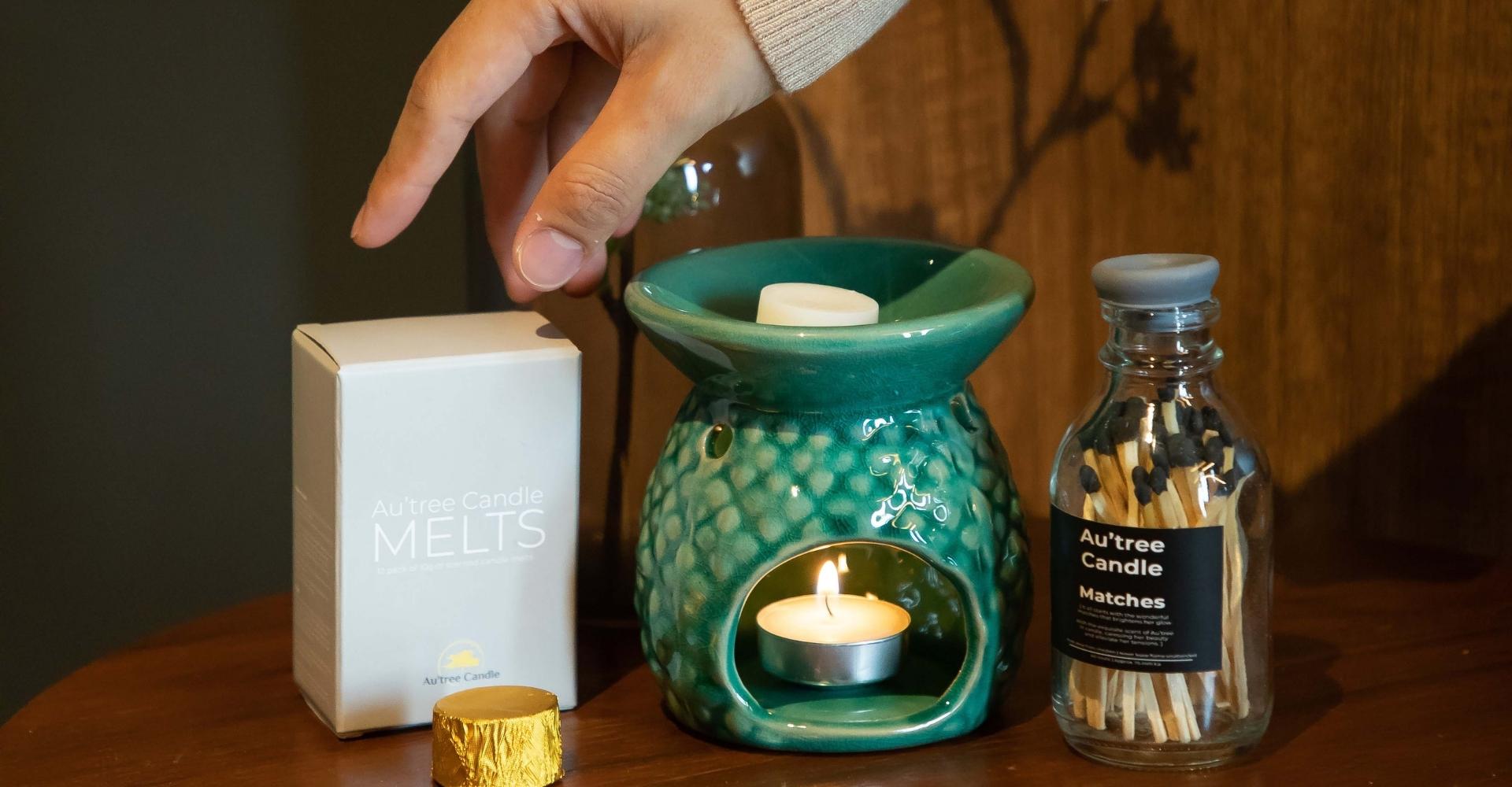 Load video: How to use Au&#39;tree Candle Melts