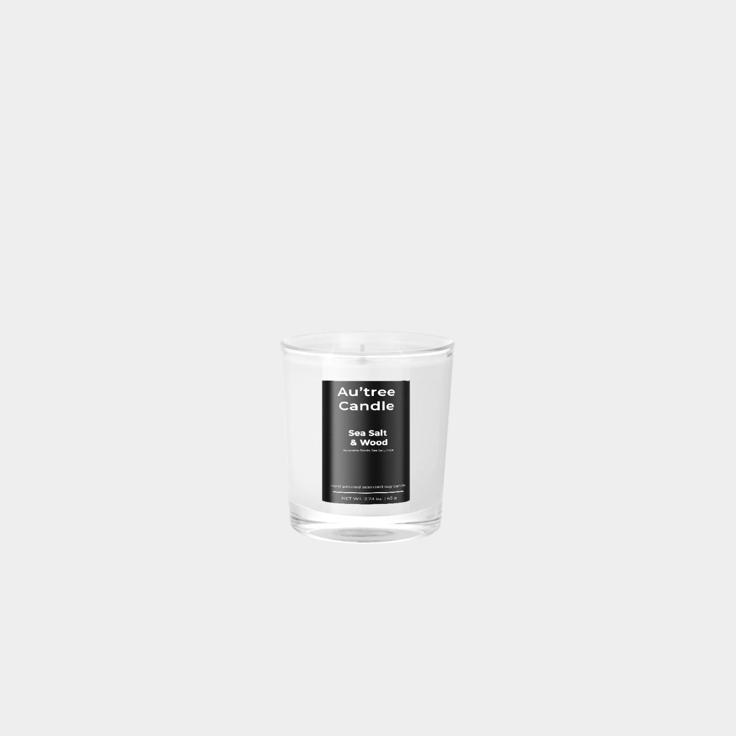 Sea Salt & Wood Mini Candle