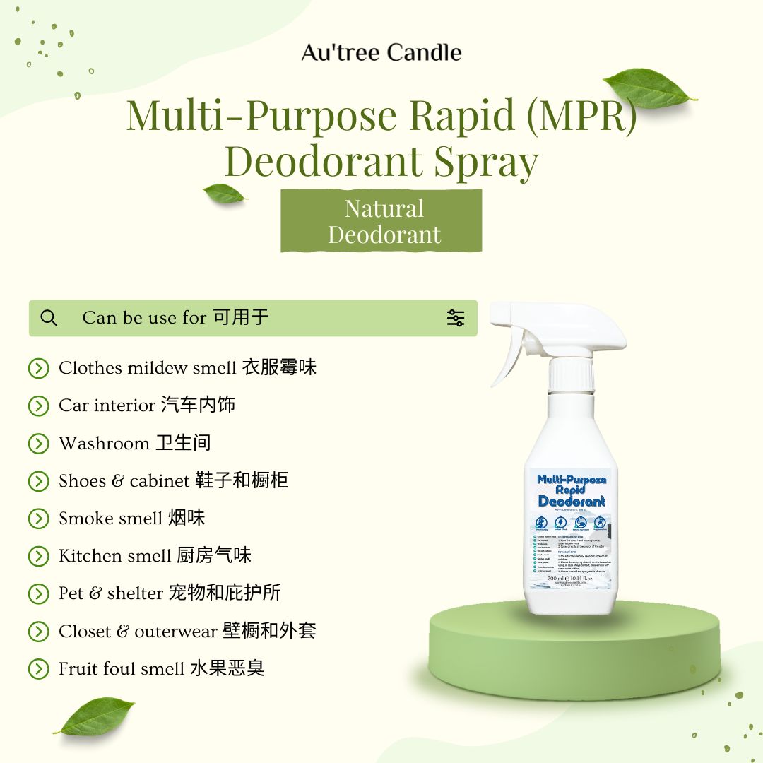 Multi-Purpose Rapid (MPR) Deodorant Spray