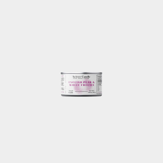 English Pear & White Freesia Travel Candle